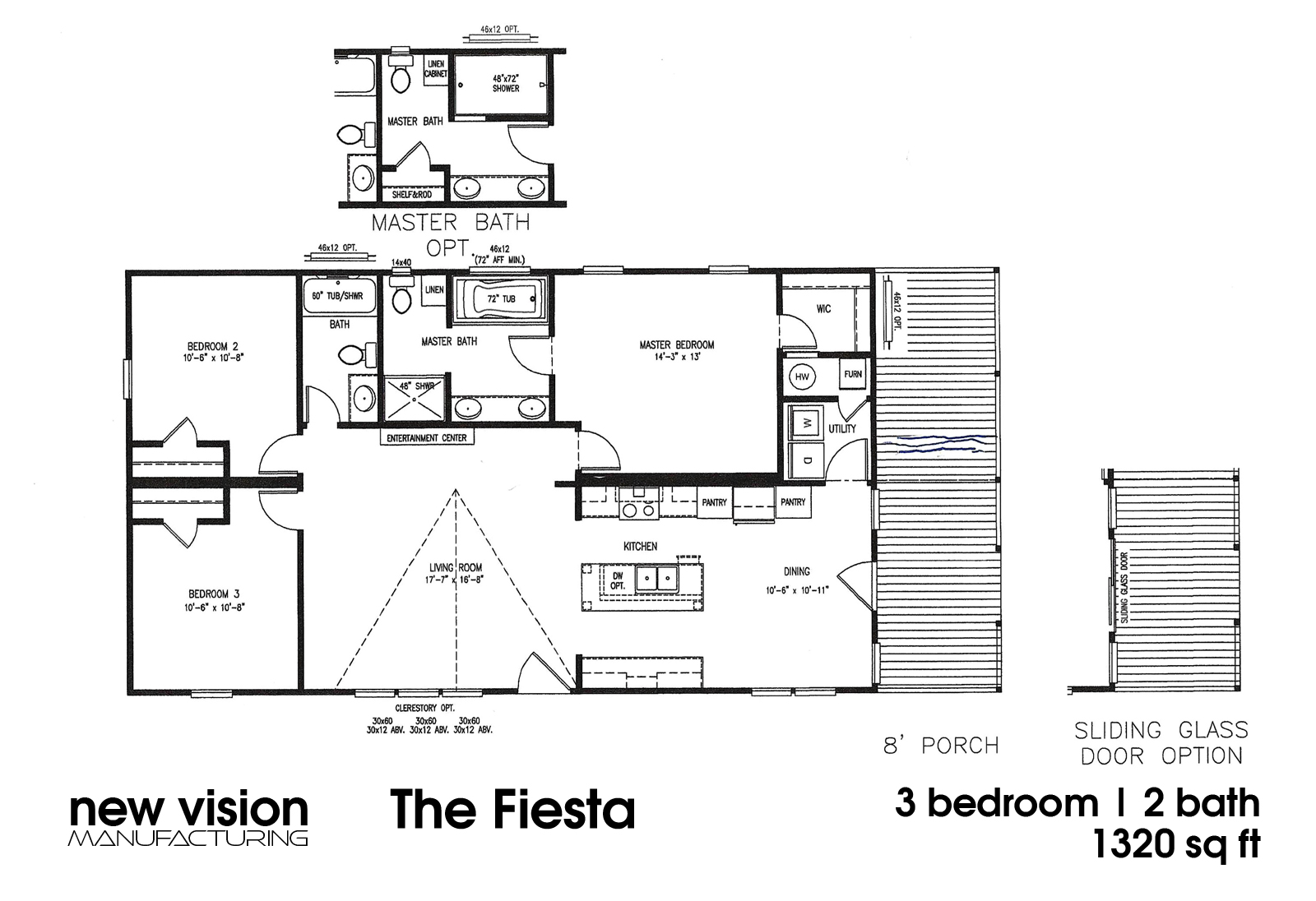 Fiesta home floorplan by New Vision