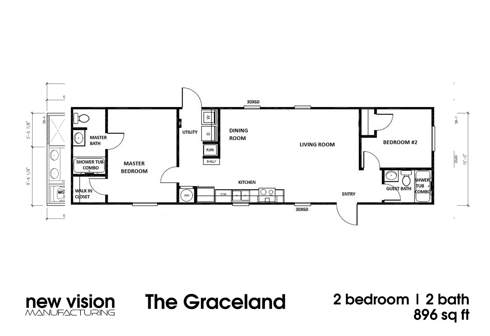 Graceland home floorplan by New Vision