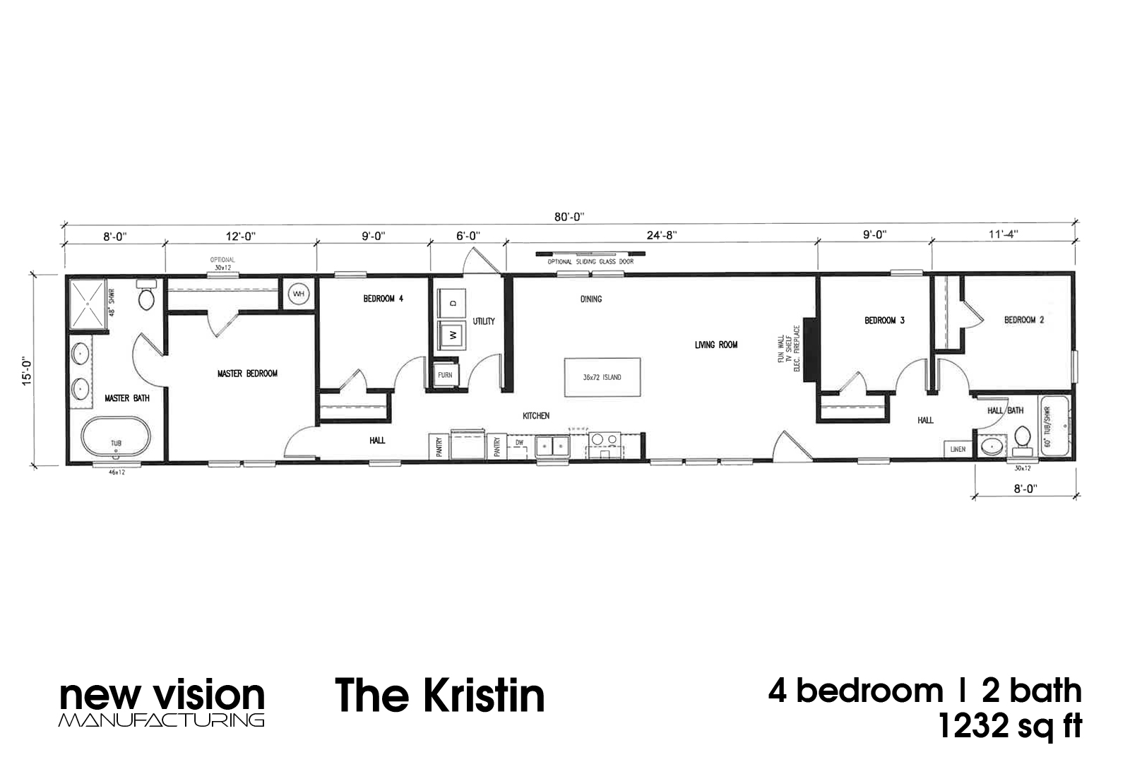 Kristin home floorplan by New Vision