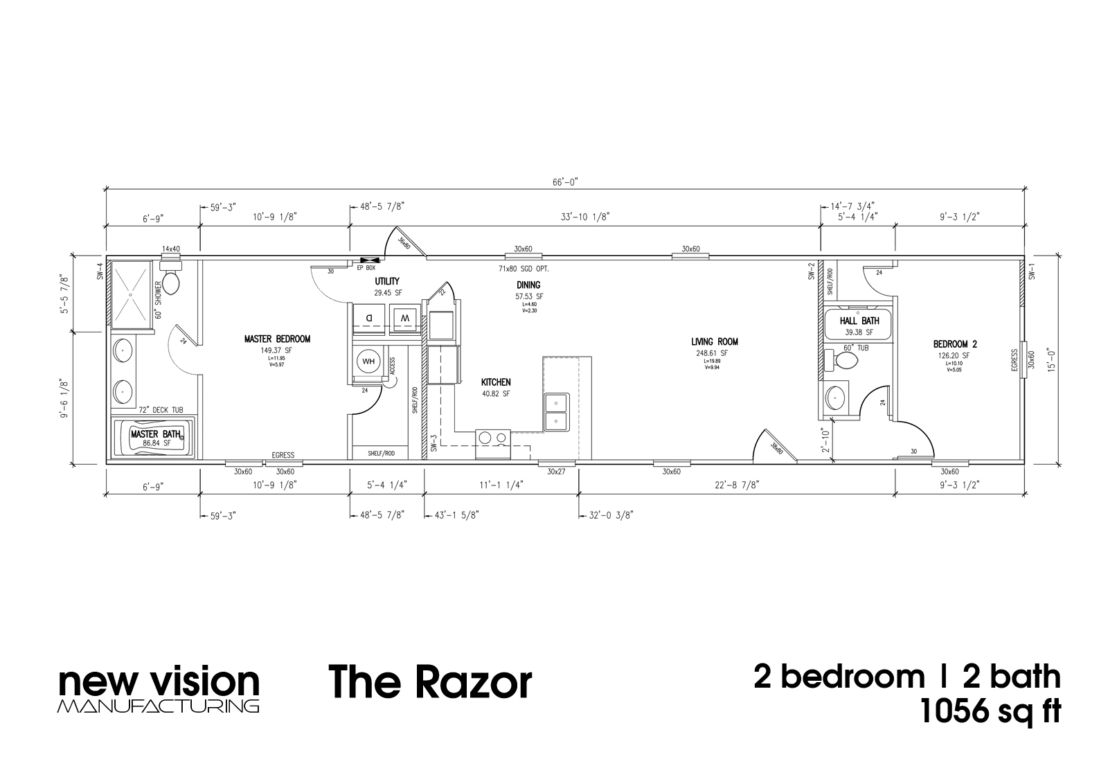 Razor home floorplan by New Vision